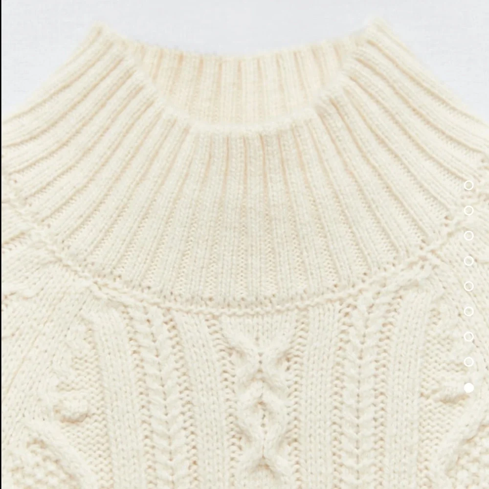 NWT Zara Cable Knit Dress - Picture 6 of 14